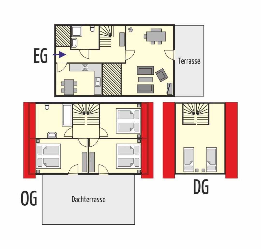 Haus Anne Villa Норддайх Екстериор снимка